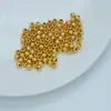 Joias DIY Acessórios de Miçangas Feitos à Mão Cor Dourada 14K Contas que Preservam a Cor Pulseira de Transferência Colar Headwear Contas Espaçadoras