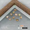 Decoraciones Explosivas para Uñas Color Champagne Zirconia, Huevos de Paloma de Azúcar de Roca, Forma de Corazón, Cuadrado Grueso, Melard, Pedrería Irregular para Uñas al por Mayor