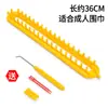 Artefacto de tejido para gorro y bufanda lana hecho a mano dispositivo de tejido diy suéter herramienta de tejido perezoso juego completo