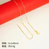 Colar Pingente de Ouro Aluvial Verão Feminino Corrente de Clavícula de Nicho de Alto Padrão Acessórios de Cobre Yiwu Corrente de Ouro de Imitação