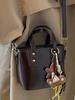 Bolso de Cubo Retro Casual para Llevar en la Mano para Mujer 2025 Otoño Nueva Tendencia Moda Bolso de Hombro Estilo Coreano Bolso de Mujer de Aspecto Elegante