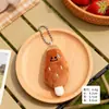 Novo Pingente de Pelúcia Criativo Oden, Decoração Fofa e Realista para Mochila de Comida, Chaveiro, Brinquedo de Boneca Presente