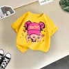 Comercio Exterior Transfronterizo Al por Mayor Camisetas de Manga Corta para Niñas Verano 2026 Nuevas Sueltas Casuales Tops para Niñas Ropa de Verano para Niños