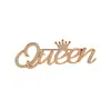 Nuevo Broche de Corona de Reina Elegante con Letra Pin de Diamante para Celebridad Cibernética Adorno de Broche de Corsage Exquisito Anti-Luz