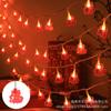 Nuevas Luces de Cadena de Linternas Rojas LED de Año Nuevo con Nudos Chinos y Luces Decorativas de Ambiente Festivo para el Festival de Primavera