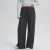 Calças de Yoga Plus Size para Mulheres, Calças de Perna Larga Fluidas, Caimento Solto, Emagrecimento, Calças Casuais, Calças Longas Respiráveis para Corrida, Esportes, Fitness