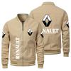 Chaqueta fija con logo de coche, moda fina, comercio exterior transfronterizo europeo y americano, abrigo de motocicleta deportivo de color liso, chaqueta japonesa