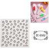 Zhengxiang - Pegatinas para uñas 5D estéreo transfronterizas con relieve de pegamento suave, lindas pegatinas de dibujos animados para uñas, personalizadas, venta al por mayor en Amazon