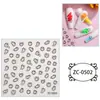 Pegatinas Creativas de Dibujos Animados Transfronterizos Lindas 5D Estéreo Gelatina Pegamento Suave Pegatinas de Relieve Pegatinas para Cuaderno de Graffiti DIY Autoadhesivas