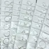 Pendientes Pequeños de Aro Chapados en Plata de Cobre, Joyería de Vendedor Ambulante, Pendientes de Aro de Plata Unisex de Moda Estilo Coreano, Nuevo Suministro al por Mayor