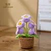 Flores tejidas a mano, Flores tejidas a crochet a mano, Plantas en maceta tejidas, Productos terminados, Adornos de lirios del valle tejidos, Flores artificiales tejidas con hilo, Flores tejidas
