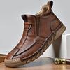 Zapatos Populares para Hombre de Talla Grande para Cruzar la Frontera Amazon Slip-On Suela Suave Botas de Exterior para Hombre Botas Martin Botas Chelsea para Hombre