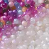8/10/Cuentas que Cambian de Color con Luz UV de Resina Cuentas Perforadas Pulsera DIY Collar Accesorios de Joyería con Cuentas Cuentas Luminosas