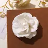 Estilo Coreano Versátil Hecho a Mano Tela No Tejida Perla Moldeada Camelia DIY Flor para Sombrero Bolsa Crocs Zapato Accesorios Decorativos
