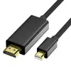 Cabo Mini DisplayPort para HDMI 4K Alta Definição Conversor Thunderbolt Projetor Monitor Cabo Adaptador Mini DisplayPort para HDMI