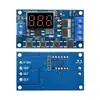 Módulo Relé Unidirecional 12V24V Gatilho Atraso Liga-Desliga Desligamento Temporizador Cíclico Placa de Interruptor