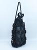 Bolso Pequeño Hecho a Mano Casero de Estilo Extranjero Moderno Personalizado Bolso de Cuentas Bolso Calado de Color Sólido Bolso de Mano para Mujer Japonés y Coreano Bolso Hecho a Mano