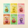 KORMESIC serie completa de mascarillas faciales de frutas inglesas mascarilla facial suave hidratante fabricantes de comercio exterior transfronterizo mayoreo