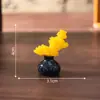 Paisaje en miniatura creativo simulación de un juego de elaboración de vino de flor de durazno rojo para hija, accesorios de decoración DIY para casa de muñecas, adornos en miniatura