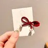 Presilhas de cabelo de alta qualidade estilo coreano em cores dopamina para mulheres, presilhas de bico de pato doces para franja, acessórios de cabelo