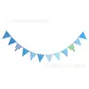Decoración para el Primer Cumpleaños del Bebé Banderín Triangular Decoración Colgante Día del Niño Decoración para Fiesta de Cumpleaños Banderín Triangular Creativo de Dibujos Animados