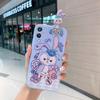 Adecuado para Samsung A57 A37 Funda Cruzada para Teléfono Luna Estrellada Samsung S25 Espejo 3D Dibujos Animados Funda Comercio Exterior