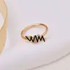 Anel de nó de corda material V ouro anel de nó anel T1 versão estreita com anel estilo diamante ouro rosa ouro 18k versátil melhor amigo