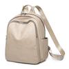 Bolso de mujer nuevo transfronterizo, mochila con textura de cuero suave de PU, bolso de viaje con estampado de letras de moda, bolso de viaje ligero y sencillo