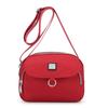 Bolsa para celular de uso duplo 2022 Novo estilo coreano Cor sólida Oxford Pano Mini Bolsa de mão Multicamadas Bolsa de ombro único Crossbody