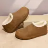 2025 Tamancos Muller Little Potato com Salto Escondido Birkenstocks Totalmente Fechados Forrados com Lã Solado Grosso Sapatos Quentes de Algodão Birkenstock Feminino