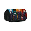 Estuche de Doble Capa Impreso de Jujutsu Kaisen Estuche de Papelería para Lápices de Niños de Primaria y Secundaria de Anime Jujutsu Kaisen