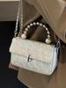 Atacado Tendência Spice Girls Exquisita Pequena Estilo Chanel Romboidal Portátil Pequena Bolsa Quadrada Versátil Rua Corrente de Alta Qualidade Bolsa Tiracolo