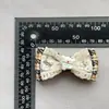 Pata de gallo Lazo Hecho a Mano DIY Pasador para Mascotas Tocado Accesorios Ropa para Muñeca Bj Accesorios Semi-Acabados para Muñeca