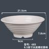 Imitação personalizada porcelana melamina tableware simples nórdico noodle bowl branco hotel tableware espessado gota resistente tigela de sopa de arroz tigela