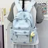 Mochila Estilo Coreano Ins con Estampado de Estrellas para Mujer, Nicho, Gran Capacidad, Estudiante de Secundaria, Preparatoria, Universidad, Bolsa Escolar, Mochila para el Campus