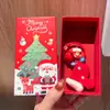 Chaveiro de Árvore de Natal de Crochê em Lã Natalina Pequeno Presente Chapéu de Natal de Pelúcia Luvas Pingente para Mochila Escolar Pequeno Presente