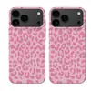 Venta Caliente en Amazon Rosa Estampado Leopardo Magnético Doble Capa Película Apple 18pro Funda de Teléfono Comercio Exterior Tacto de Alta Gama para Niñas