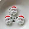 Muñeco de Nieve Navideño Escarchado DIY Pegatinas para Fundas de Teléfono Clips para el Cabello Gomas para el Cabello Llaveros Pendientes Zapatillas Accesorios