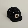 Novo Chapéu de Bebê Ursinho Desenho Animado Fofo 1-4 Anos Crianças Boné de Baseball com Aba Macia Estilo Japonês e Coreano Chapéu de Aba Rebatível Infantil