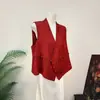 Cardigan colete jacquard novo estilo chinês Zhi Li, cor sólida, estiloso e rejuvenescedor, estilo nacional, novo colete feminino outono 2026