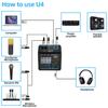 Producto Transfronterizo Bluetooth con Afinación de Tarjeta de Sonido Estación de Cuatro Vías Computadora Hogar Banda Teléfono Móvil Grabación Transmisión en Vivo USB Pequeño