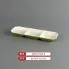 Vajilla Comercial Imitación Porcelana Melamina Tazones y Platos Pequeños, Platos Planos Bicolor, Platos Redondos, Tazones para Sopa, Especialmente Diseñados para Cadenas de Restaurantes de Comida Rápida
