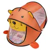Tienda de campaña para niños, casa de juegos para interiores, no requiere montaje, plegable, para uso en exteriores, mosquitero, diseños de tigre y dinosaurio, adecuada para niñas y niños