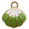 58 Estilos de Pingentes de Estrela-do-Mar, Concha, Búzios, Pérola, Sereia com Gotejamento de Óleo, Acessórios para Pulseira, Colar, Joias DIY