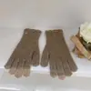 Luvas de Lã com Renda Cor Sólida, Macias e Cerosas, Estilo Coreano, para Mulheres, Quentes de Inverno, Tricotadas de Cinco Dedos, com Tela de Toque, para Prevenir o Frio