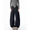 Jeans de Estilo Retro Americano Old Money para Hombres y Mujeres, Mezclilla Otoño e Invierno con Tachuelas de Cobre, Pantalones Largos Casuales Rectos Sueltos Versátiles