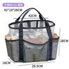 Bolsa de playa portátil, bolsa de baño, bolsa de playa de malla plegable, bolsa de natación para fitness, bolsa de almacenamiento, bolsa portátil de gran capacidad
