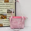 Bolsa de mano a cuadros al por mayor para mujer, bolsa de mano pequeña de gran capacidad con textura vintage, bolso de hombro, bolso para el trabajo, bolso cruzado versátil