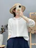 Colección Otoño 2026 Estilo Japonés Cuello Alto Jacquard Encaje Bordado Camisa de Manga Larga Cardigan de Gasa Doble Capa para Mujer Venta al por Mayor