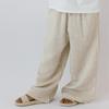 Venta de LiquidaciónPantalones Repelentes de Mosquitos, Pantalones Casuales Rectos Sueltos, Algodón y Lino, Unisex de Cintura Alta Transpirables Largos para Niños y Niñas